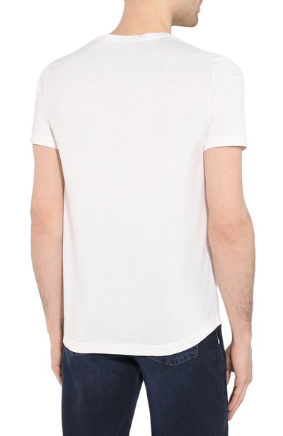 Футболка из шелка и хлопка LORO PIANA, арт. FAF6128, фото 4