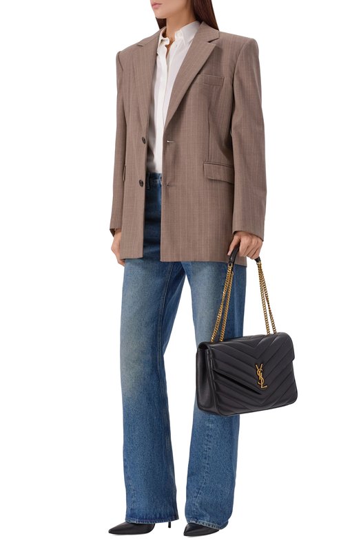 Сумка Loulou large Saint Laurent 803541/AAEAX Чёрный  803541/AAEAX Фото 7