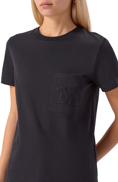 Хлопковая футболка MAX MARA, арт. PAPAIA, фото 5