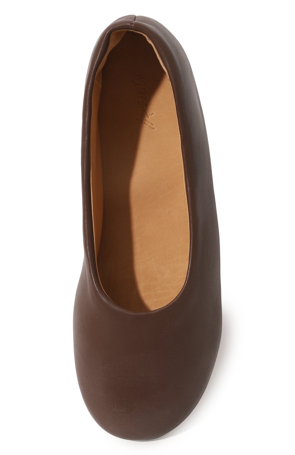 Кожаные балетки girella MARSELL темно-коричневого цвета по цене 63900 руб., арт. MW7070/097, фото 6 Кожаные балетки girella MARSELL, арт. MW7070/097, фото 6