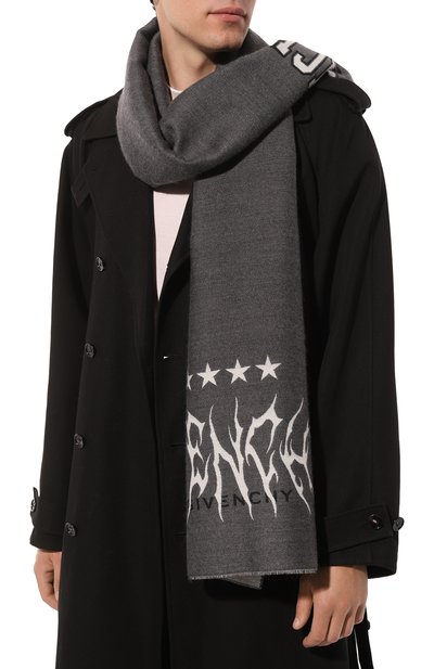 Шарф из шерсти и шелка GIVENCHY, арт. GV4518/J5296, фото 2
