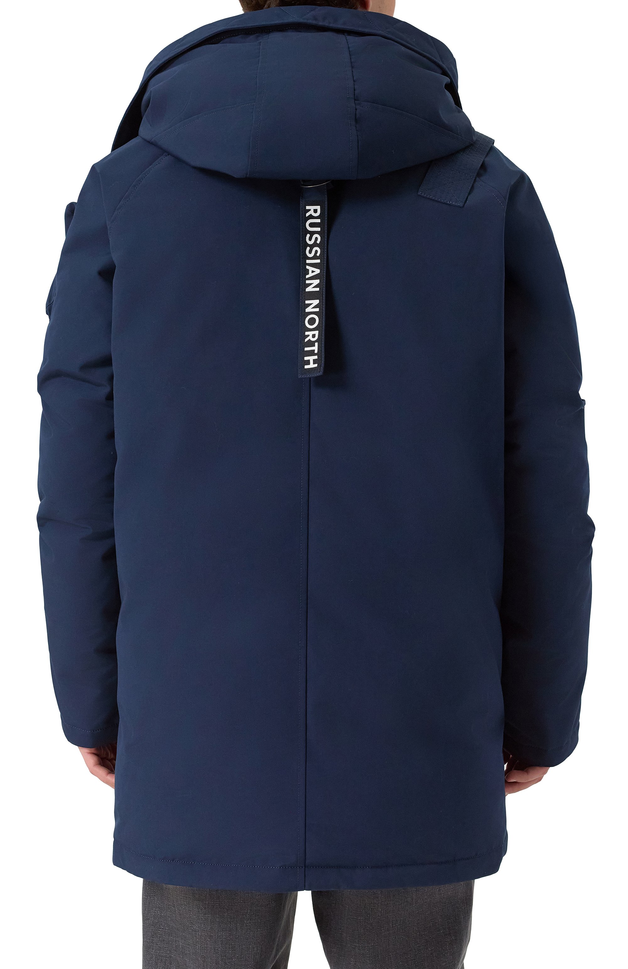 Пуховик с меховой отделкой ARCTIC EXPLORER, арт. MIR_NAVY, фото 6