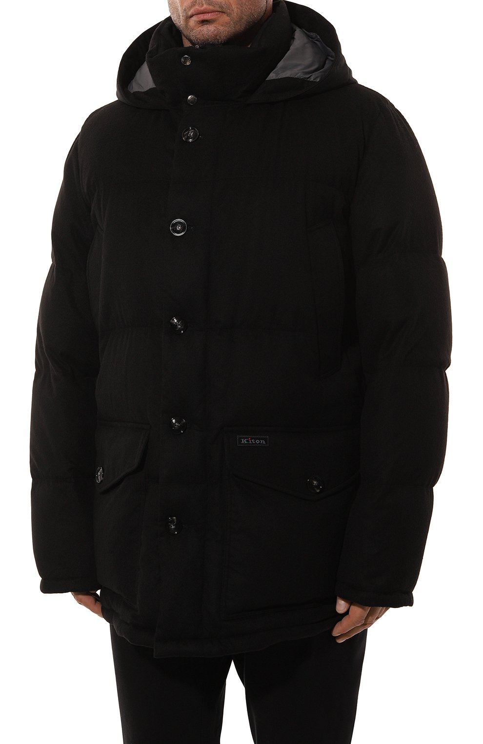 Кашемировый пуховик KITON, арт. UW1912V0455F01/66, фото 3