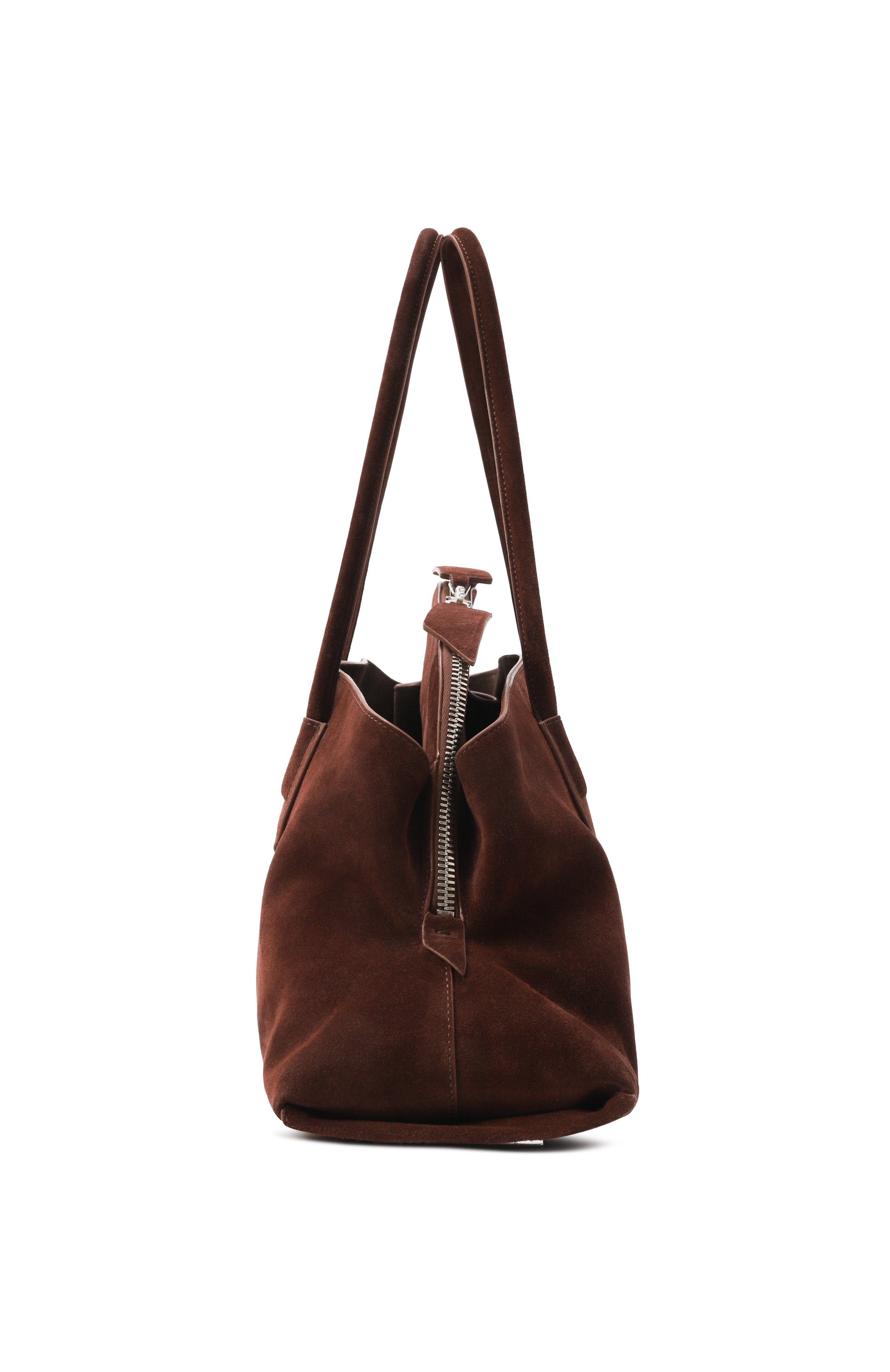 Сумка la passeggiata medium THE ATTICO темно-коричневого цвета по цене 213000 руб., арт. 250WAH00054/LBT007AA, фото 4 Сумка la passeggiata medium THE ATTICO, арт. 250WAH00054/LBT007AA, фото 4