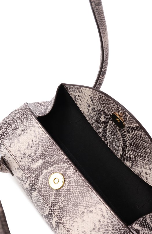 Сумка Oyster mini Yuzefi 0YSTER SH0ULDER BAG MINI/EMB0SSED LEATHER Серый  0YSTER SH0ULDER BAG MINI/EMB0SSED LEATHER Фото 5