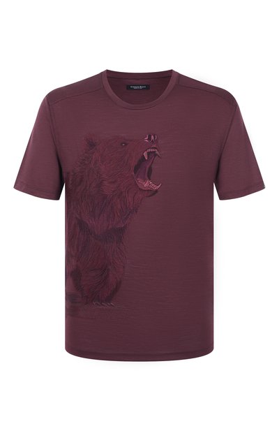 Мужская шерстяная футболка STEFANO RICCI, арт. MNH5204440/WV