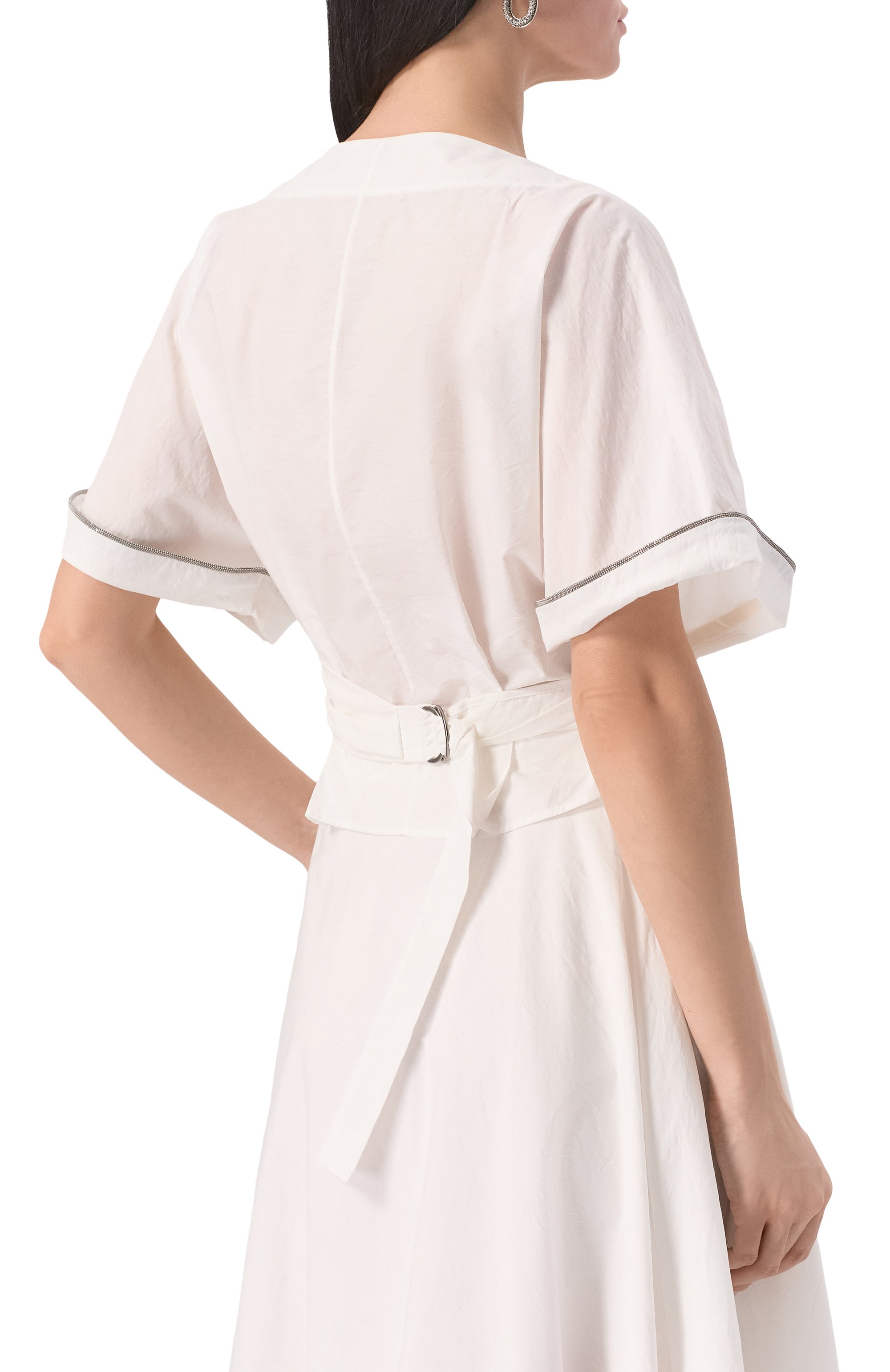 Хлопковый топ BRUNELLO CUCINELLI, арт. M0F79FB206, фото 4