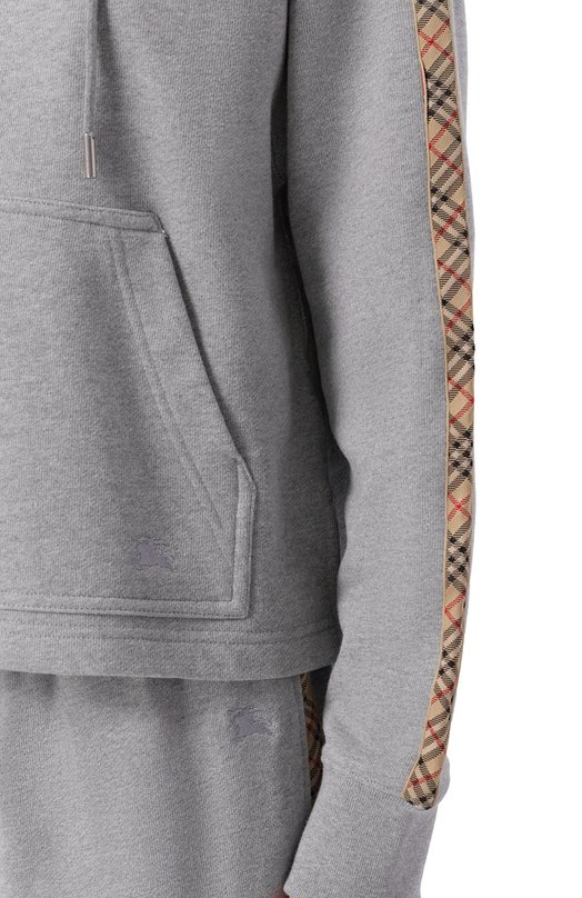 Хлопковая толстовка Burberry 8118973 Серый  8118973 Фото 5