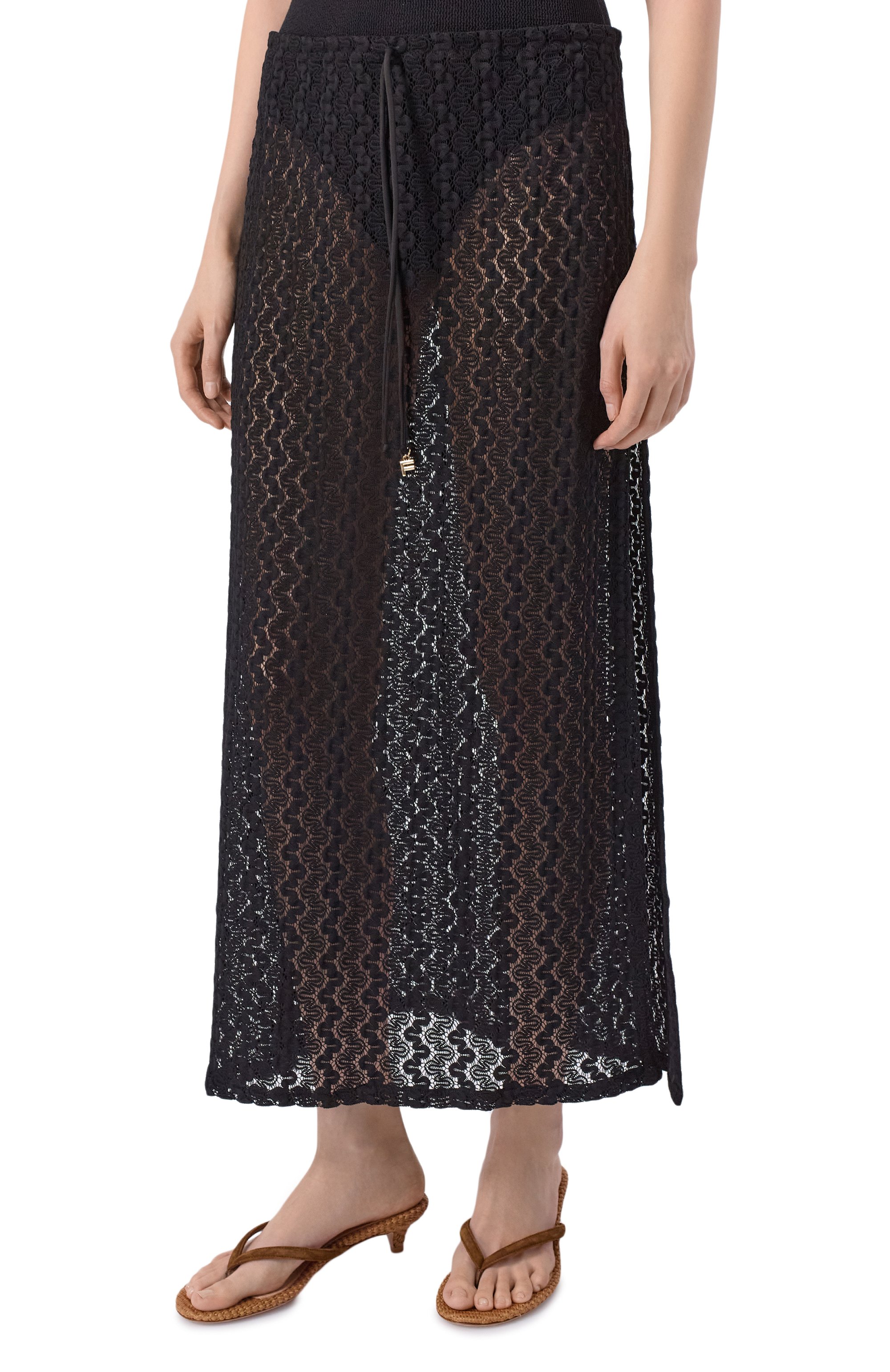 Юбка FISICO черного цвета по цене 26050 руб., арт. FG58T0, фото 3 Юбка FISICO, арт. FG58T0, фото 3