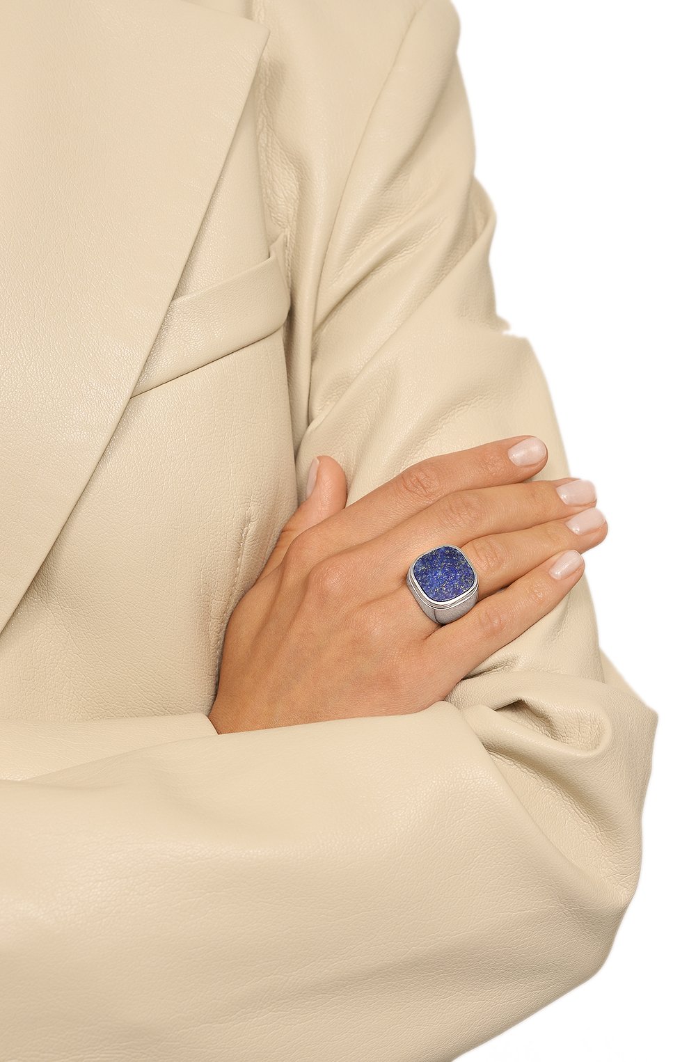 Кольцо GOHAR синего цвета по цене 45000 руб., арт. R-4-S-L, фото 2 Кольцо GOHAR, арт. R-4-S-L, фото 2