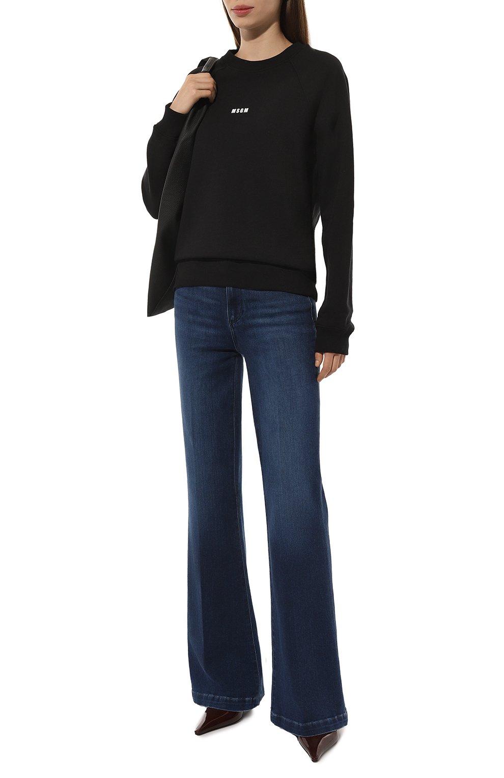 Хлопковый свитшот MSGM, арт. 2000MDM503/200001, фото 2