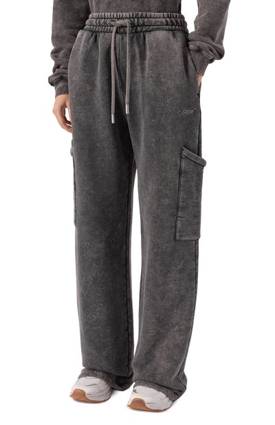 Хлопковые брюки-карго OFF-WHITE, арт. 0WCH025F25FLE002, фото 3