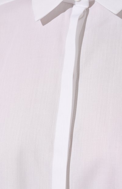 Хлопковая рубашка CHAPURIN белого цвета по цене 38250 руб., арт. BL/16634/27882-м/SS 23, фото 5 Хлопковая рубашка CHAPURIN, арт. BL/16634/27882-м/SS 23, фото 5