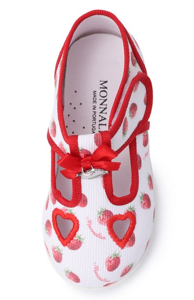 Балетки MONNALISA белого цвета по цене 12200 руб., арт. 83G003, фото 4 Балетки MONNALISA, арт. 83G003, фото 4