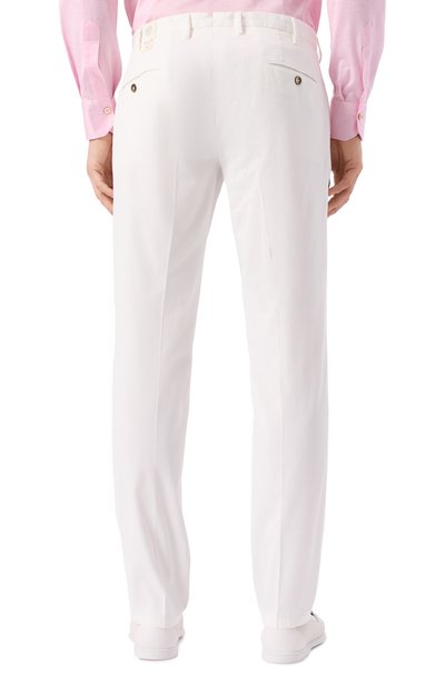 Брюки из хлопка и шелка L.B.M. 1911, арт. 8480/55022, фото 4