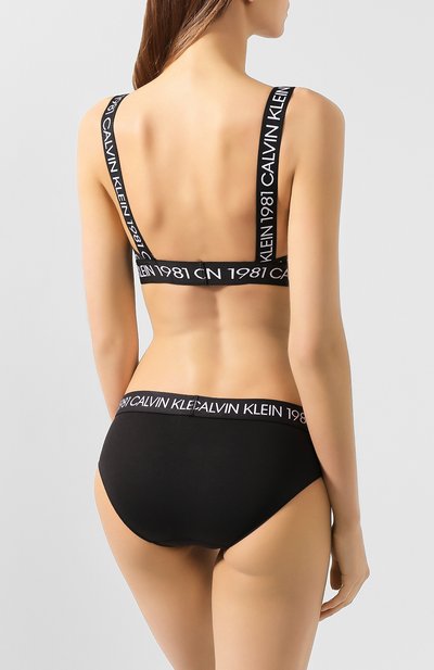 Бюстгальтер с мягкой чашкой CALVIN KLEIN черного цвета по цене 3995 руб., арт. QF5447E, фото 3 Бюстгальтер с мягкой чашкой CALVIN KLEIN, арт. QF5447E, фото 3