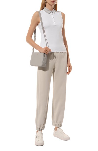 Хлопковое поло GRAN SASSO белого цвета по цене 19600 руб., арт. 60221/80321, фото 2 Хлопковое поло GRAN SASSO, арт. 60221/80321, фото 2