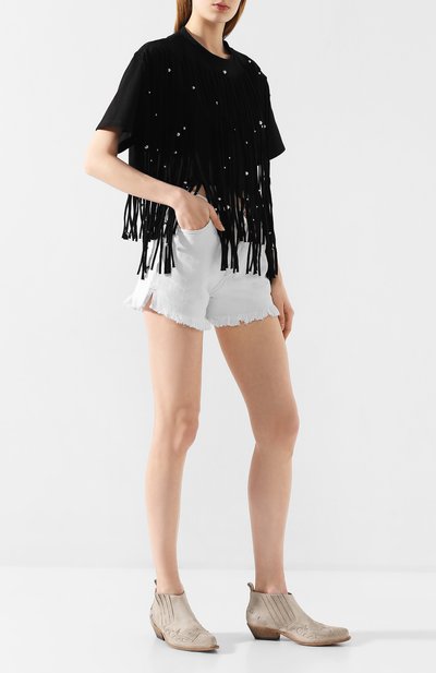 Хлопковая футболка ISABEL MARANT, арт. TS0747-20E054I/BIANEA, фото 2