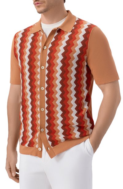 Хлопковая рубашка GRAN SASSO, арт. 43194/20747, фото 3