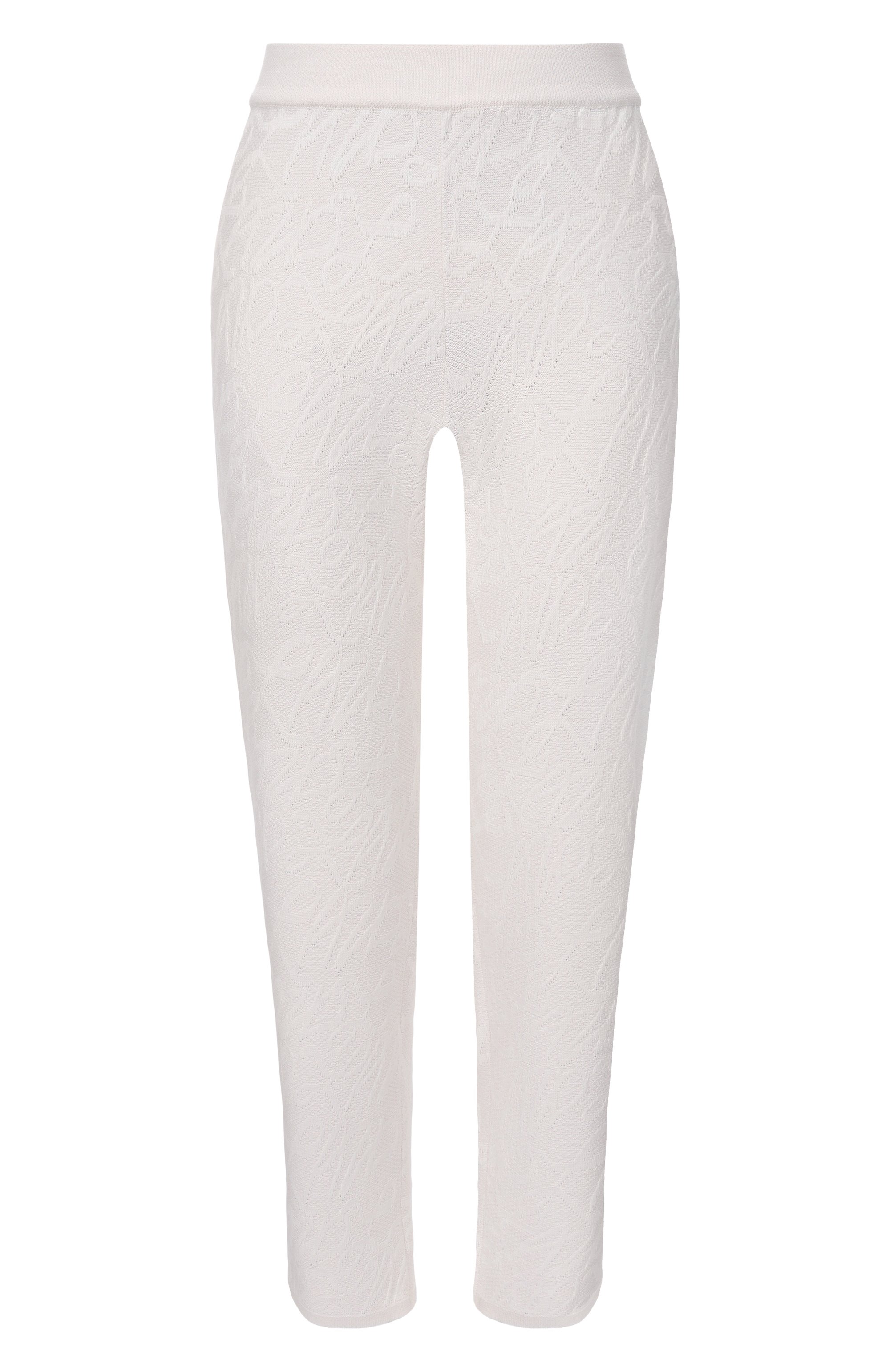 Брюки из вискозы AND THE BRAND кремового цвета по цене 48160 руб., арт. S26-P082-1203-101, фото 1 Брюки из вискозы AND THE BRAND, арт. S26-P082-1203-101, фото 1