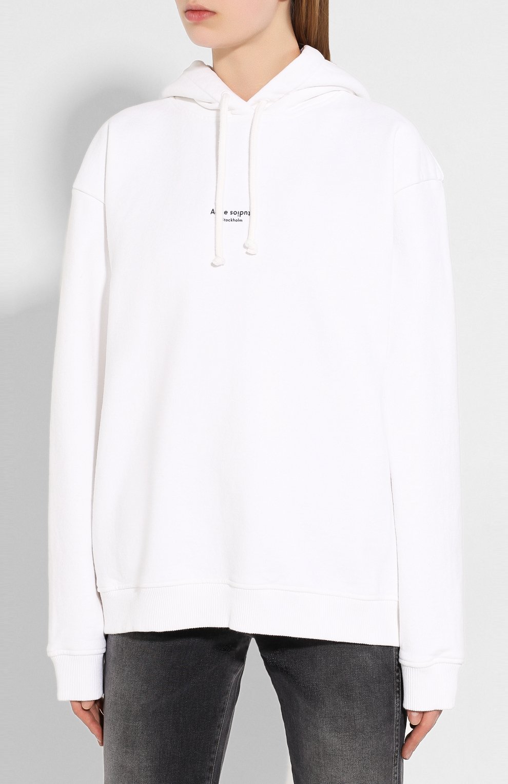 Хлопковое худи ACNE STUDIOS, арт. AI0049, фото 3
