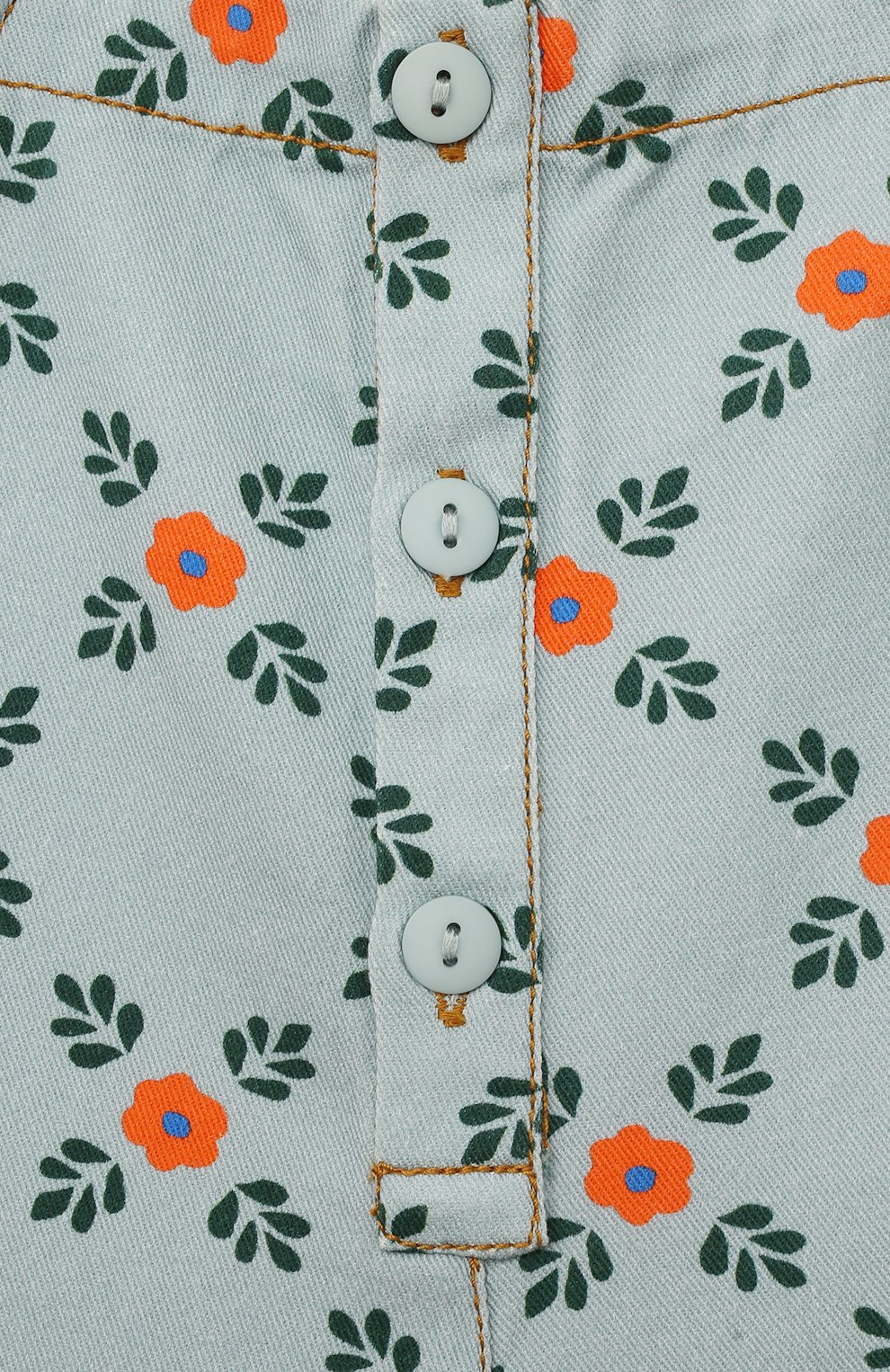 Джинсовый комбинезон TINYCOTTONS голубого цвета по цене 9750 руб., арт. SS23-176, фото 3 Джинсовый комбинезон TINYCOTTONS, арт. SS23-176, фото 3