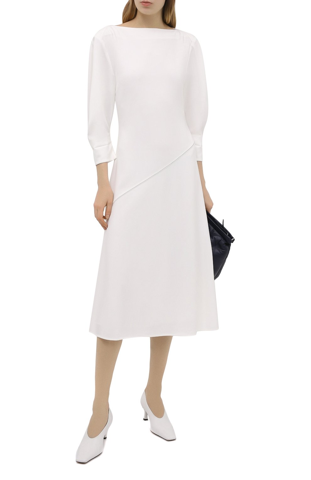 Платье PROENZA SCHOULER белого цвета по цене 106500 руб., арт. R2123013-BY116, фото 2 Платье PROENZA SCHOULER, арт. R2123013-BY116, фото 2