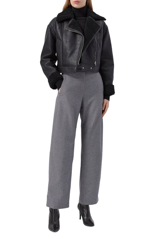 Брюки из шерсти и лиоцелла BOSS 50548109 Серый  50548109 Фото 2