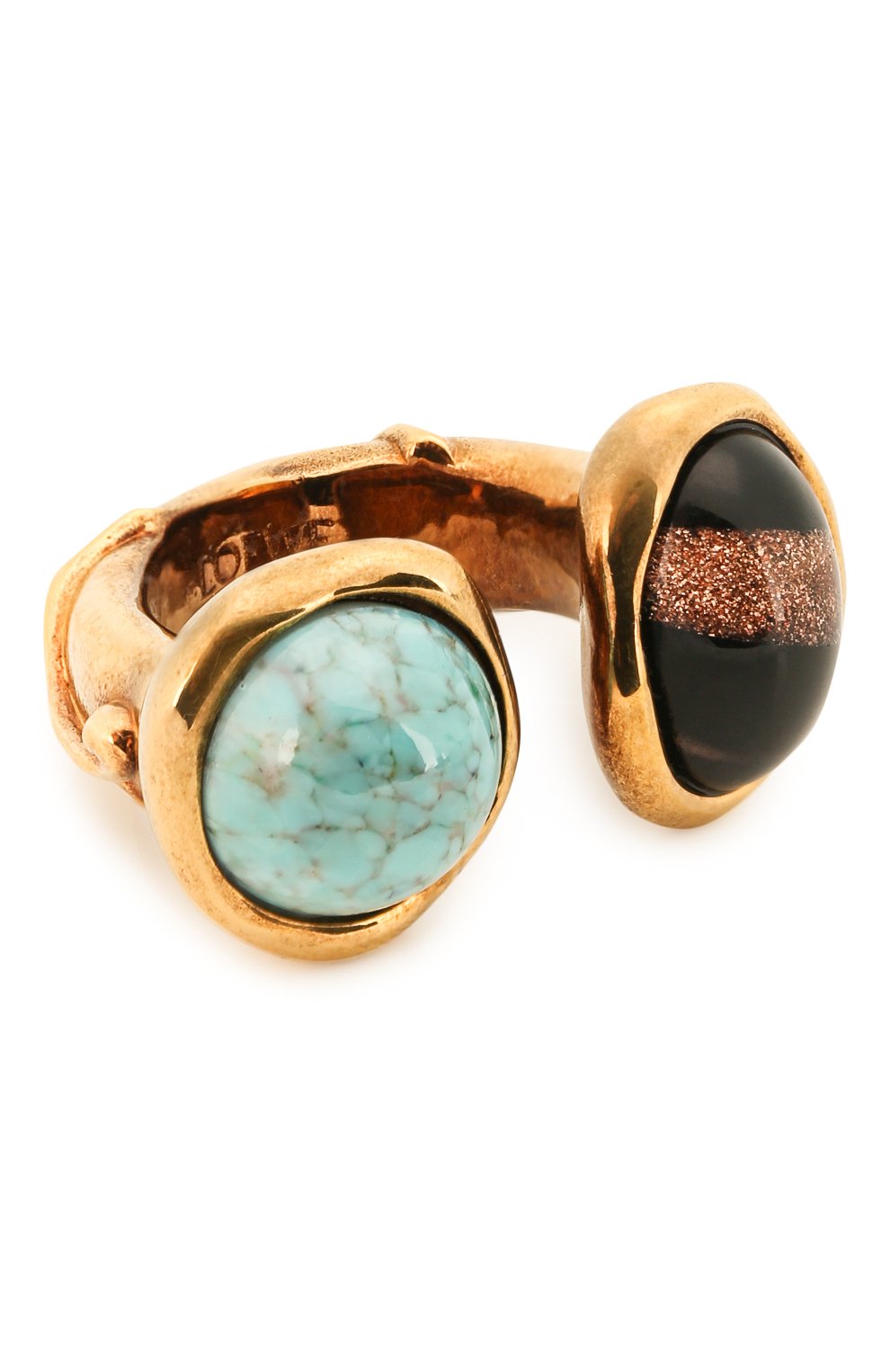 Кольцо LOEWE бирюзового цвета по цене 27150 руб., арт. 101.29.140, фото 1 Кольцо LOEWE, арт. 101.29.140, фото 1