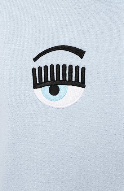 Укороченная толстовка из хлопка CHIARA FERRAGNI, арт. 20PE-CFKF024, фото 3