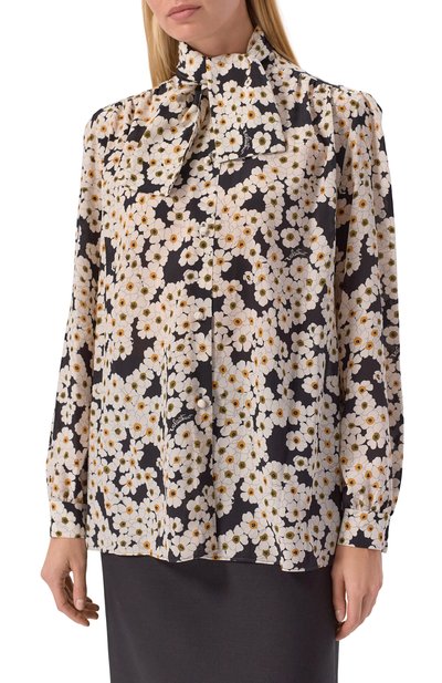 Шелковая блузка VALENTINO, арт. 8B3AB836/9WW, фото 3