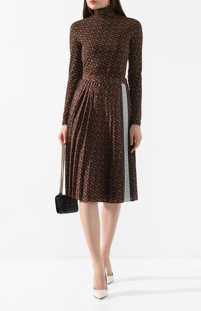 Юбка BURBERRY коричневого цвета по цене 147000 руб., арт. 8025237, фото 2 Юбка BURBERRY, арт. 8025237, фото 2