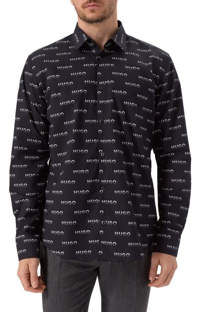 Хлопковая рубашка HUGO, арт. 50545349, фото 3