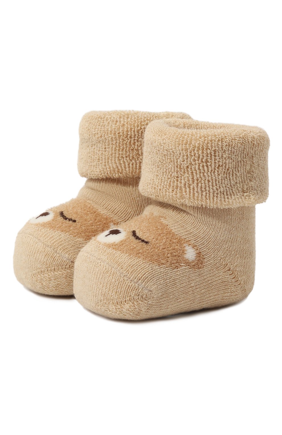 Хлопковые носки FALKE бежевого цвета по цене 3205 руб., арт. 10003., фото 1 Хлопковые носки FALKE, арт. 10003., фото 1