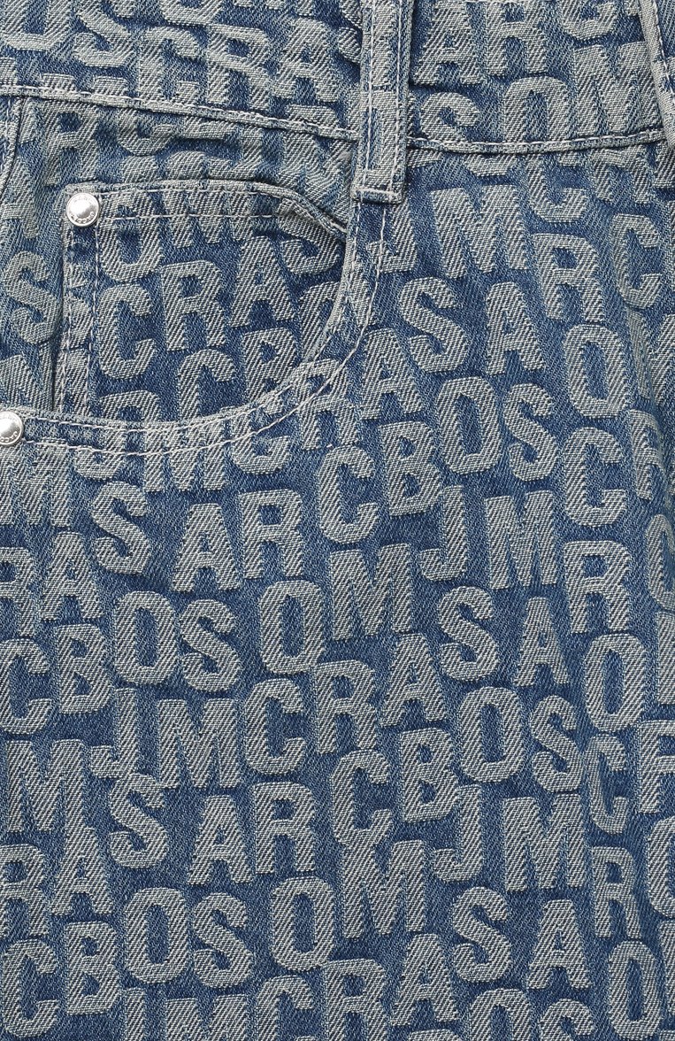 Детские джинсы MARC JACOBS (THE) голубого цвета, арт. W60103/12A+ | Фото 3 (Материал внешний: Хлопок; Нос: Не проставлено; Детали: Декор; Ростовка одежда: 13 - 15 лет | 158 см)