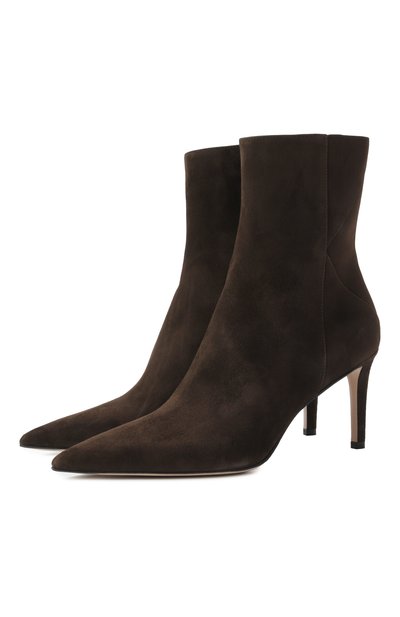 Женские замшевые ботильоны KITON, арт. D56823K0525F06