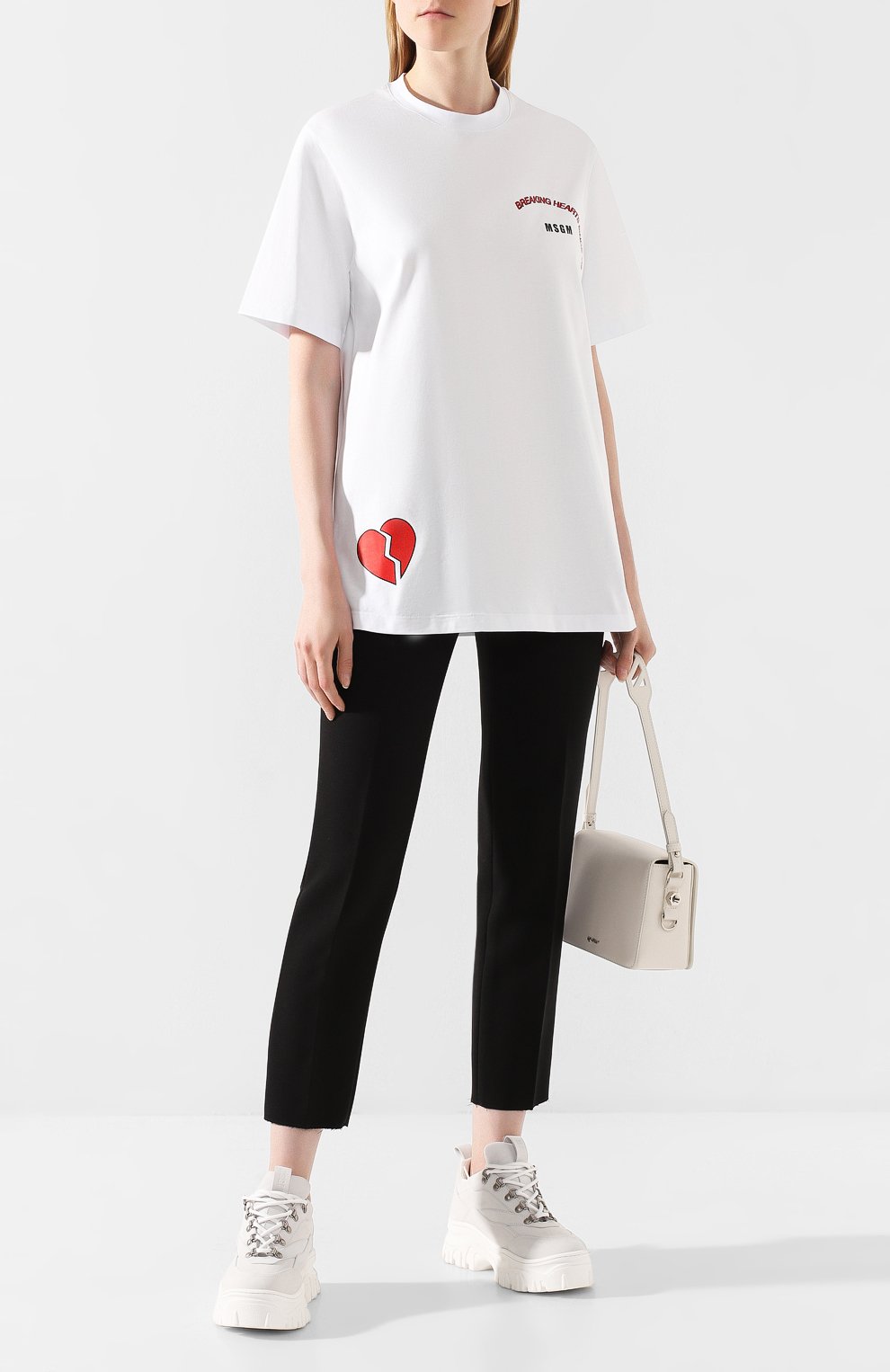 Хлопковая футболка MSGM, арт. 2742MDM209 195797, фото 2