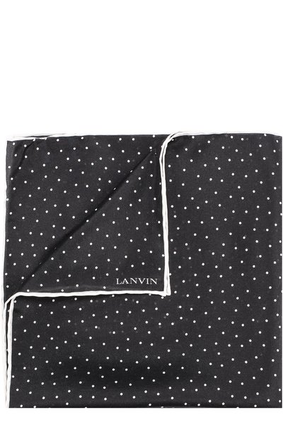 Мужской шелковый платок с принтом LANVIN, арт. 3715/HANDKERCHIEF