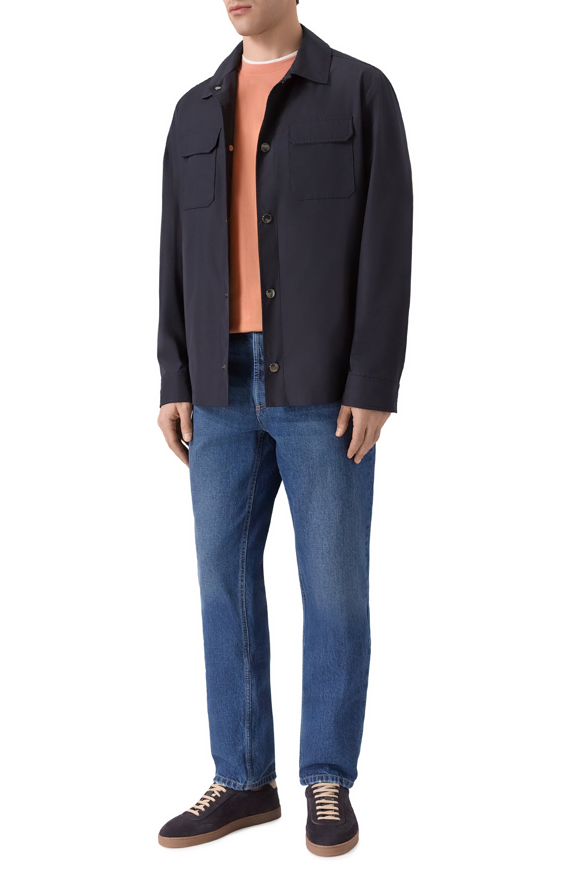 Хлопковая футболка BRUNELLO CUCINELLI, арт. M0B137427, фото 2