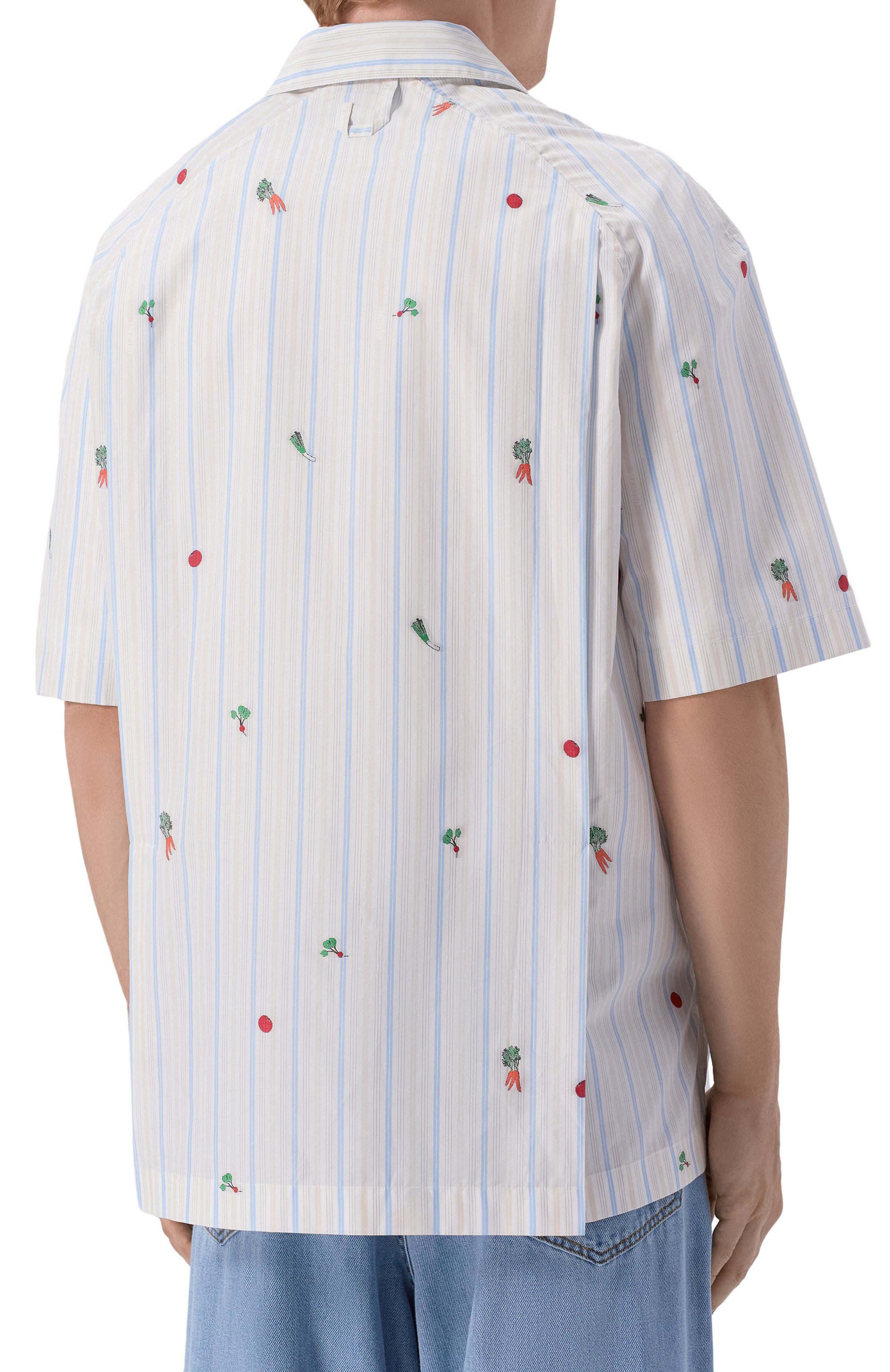 Хлопковая рубашка JACQUEMUS, арт. 26ESHM00573/AW00748, фото 4