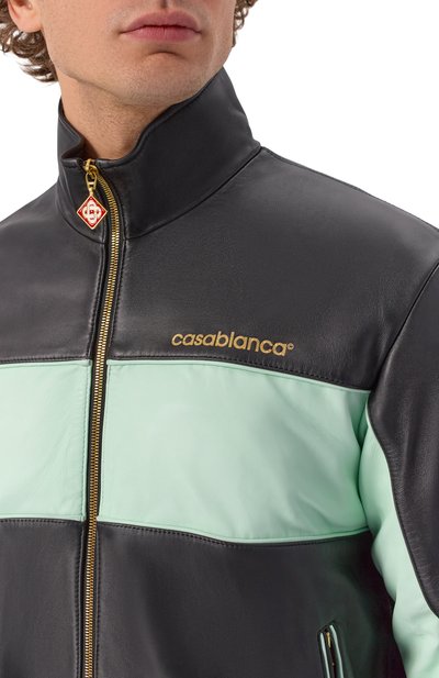 Кожаный бомбер CASABLANCA, арт. MPF25-JK-382-01, фото 5