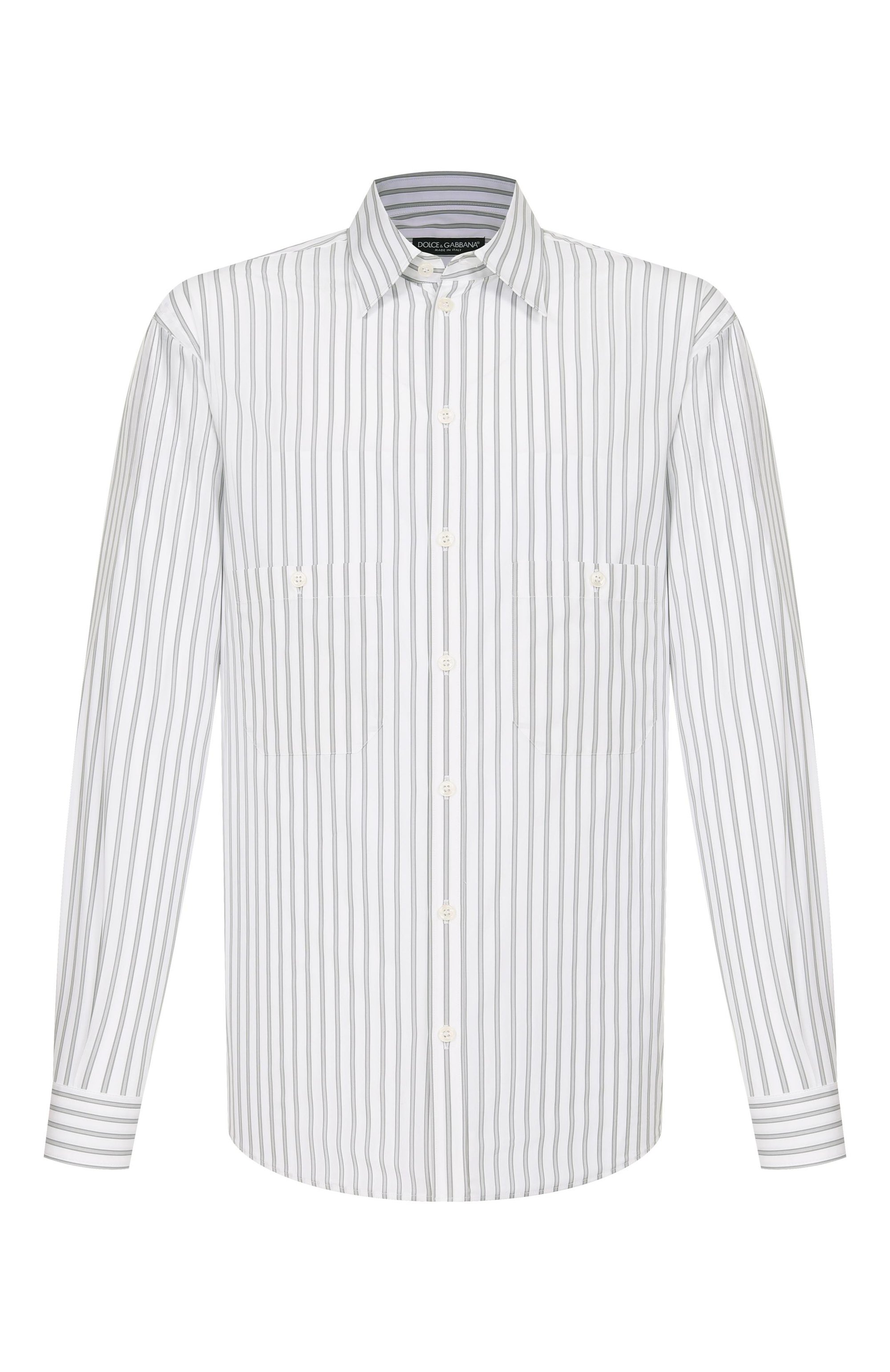 Хлопковая рубашка DOLCE & GABBANA, арт. G50C7T/FR5Z6, фото 1