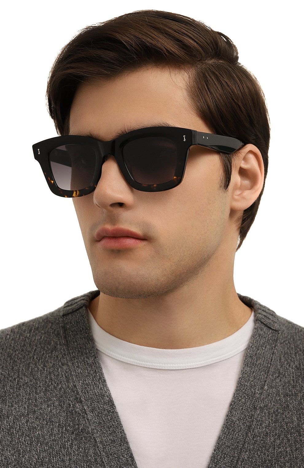 Солнцезащитные очки PETER&MAY WALK черного цвета по цене 47000 руб., арт. S#106 TRIPLE D0UBLE T0RT0ISE & BLACK FADE BLACK, фото 2 Солнцезащитные очки PETER&MAY WALK, арт. S#106 TRIPLE D0UBLE T0RT0ISE & BLACK FADE BLACK, фото 2