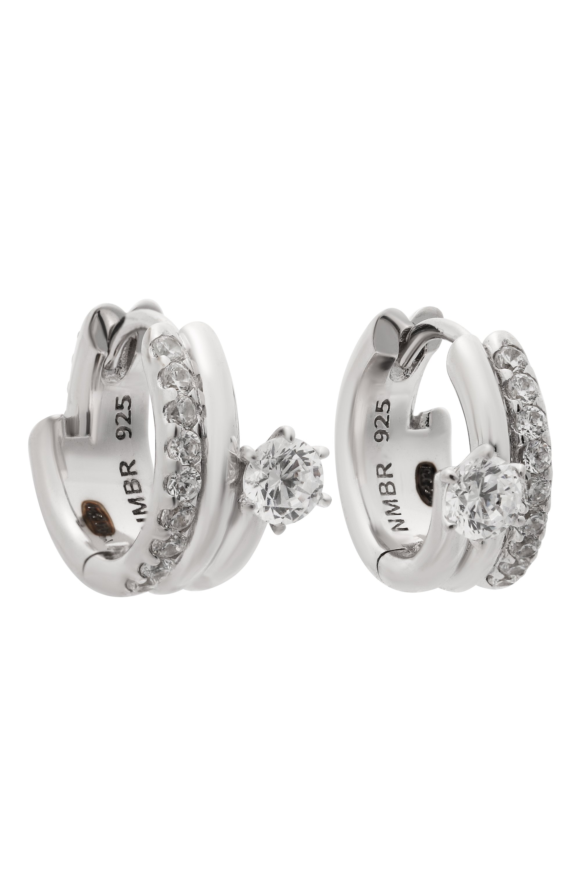 Серьги NUMBERING серебряного цвета по цене 22950 руб., арт. 8104, фото 3 Серьги NUMBERING, арт. 8104, фото 3