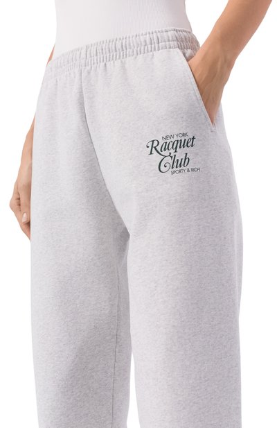 Хлопковые джоггеры SPORTY AND RICH, арт. PA03661430GY03, фото 5