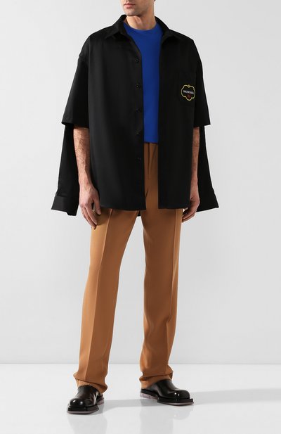Рубашка BALENCIAGA черного цвета по цене 78500 руб., арт. 603106/TGQ07, фото 2 Рубашка BALENCIAGA, арт. 603106/TGQ07, фото 2