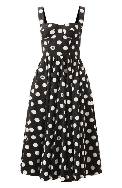 Женское хлопковое платье DOLCE & GABBANA, арт. F6JJDT/HS5R9