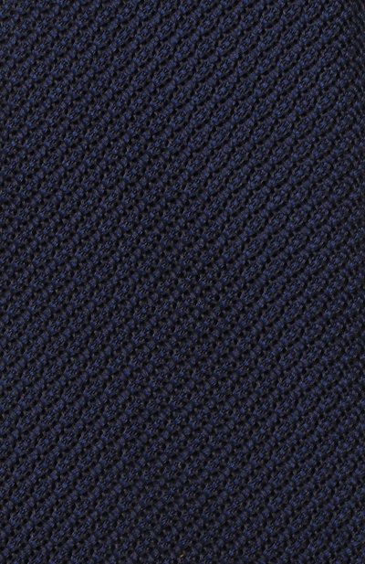 Шелковый галстук CANALI темно-синего цвета по цене 27650 руб., арт. 21/HX02104, фото 3 Шелковый галстук CANALI, арт. 21/HX02104, фото 3