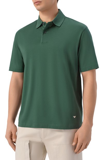 Хлопковое поло EMPORIO ARMANI, арт. EM004915/AF24470, фото 3