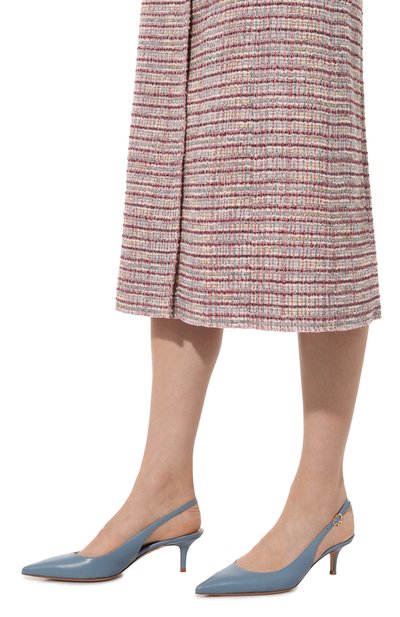 Кожаные туфли ribbon GIANVITO ROSSI, арт. G95266.55RIC.NAPANTB, фото 3